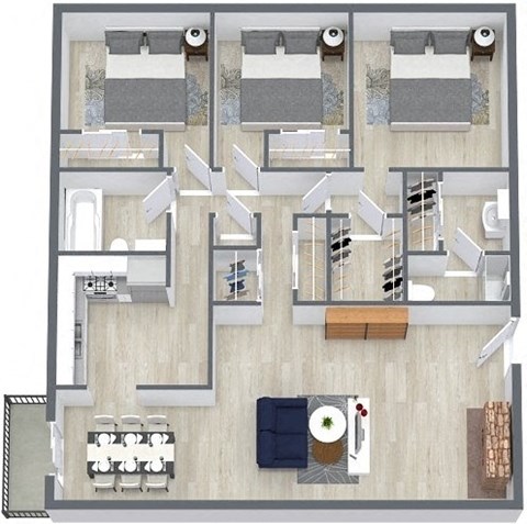 a floor plan of a house